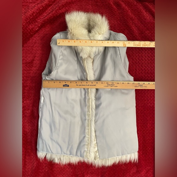 Vintage SAGA FOX silver fox real fur coat, size M, - Picture 5 of 13